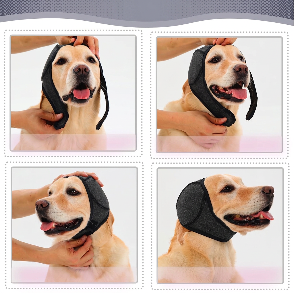 ClawPaws™ Ohrschutz‑Haube für Hunde