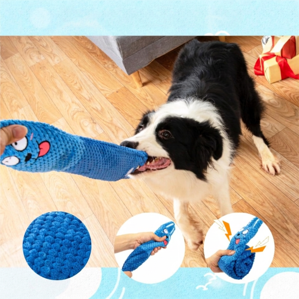 ClawPaws™ Plüsch-Puzzle-Spielzeug mit Quietscher
