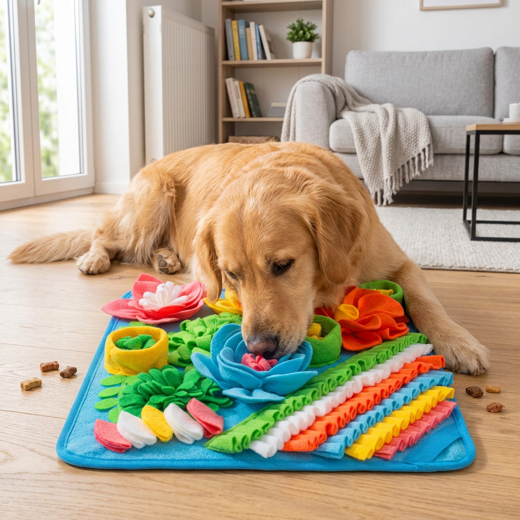 ClawPaws™ Schnüffeldecke für Hunde im Einsatz